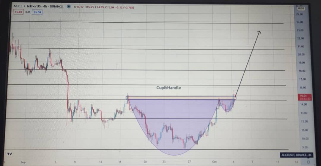 تحلیل رمز ارز Alice/usdt